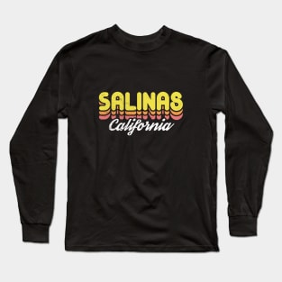 Retro Salinas California Long Sleeve T-Shirt